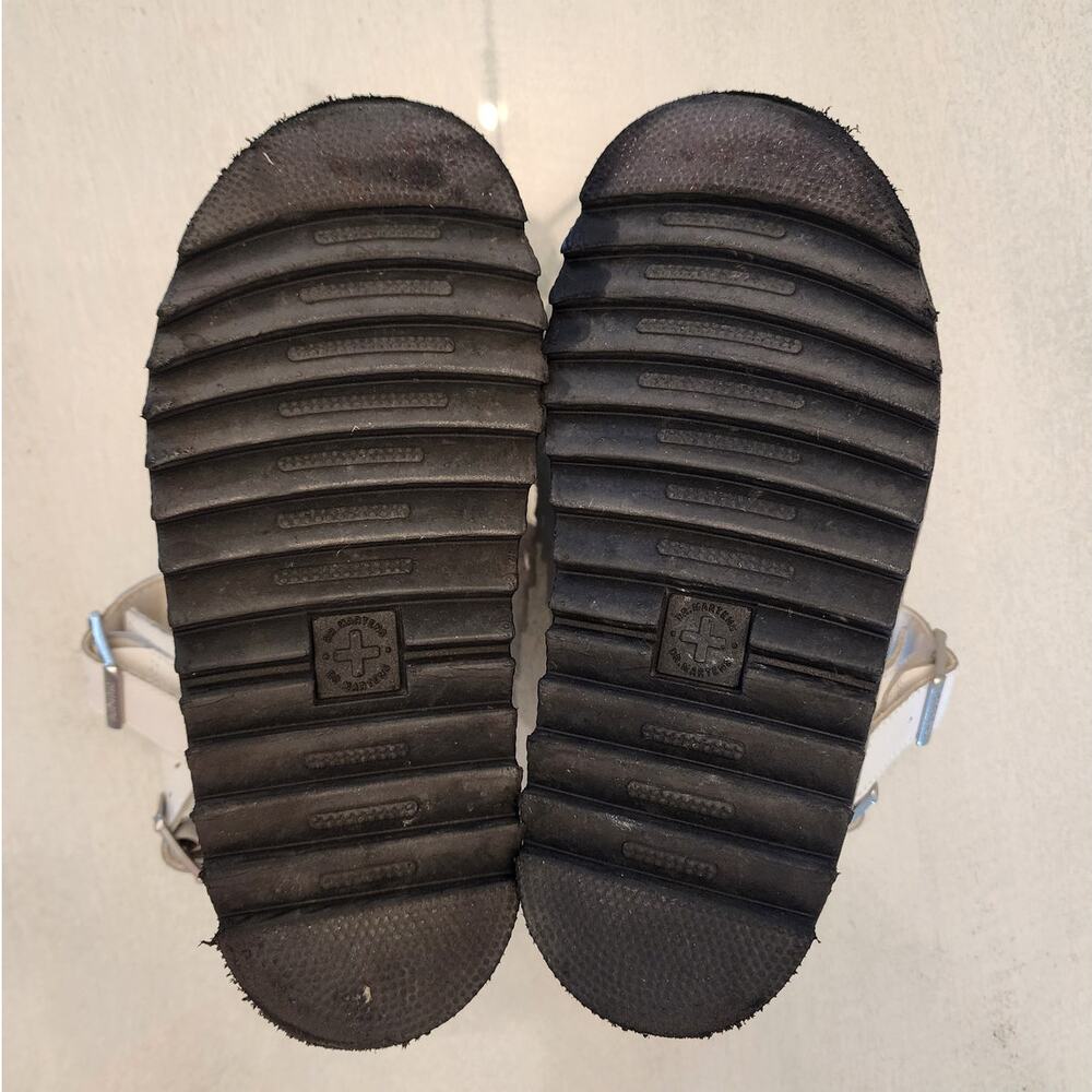 Dr. Martens White and Black Platform Sandals - Picture 7 of 9